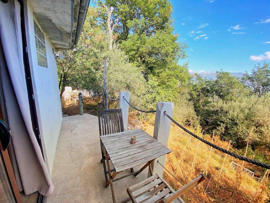 Bas De Villa Au Milieu Des Oliviers. Chateauneuf-Villevieille Eksteriør bilde
