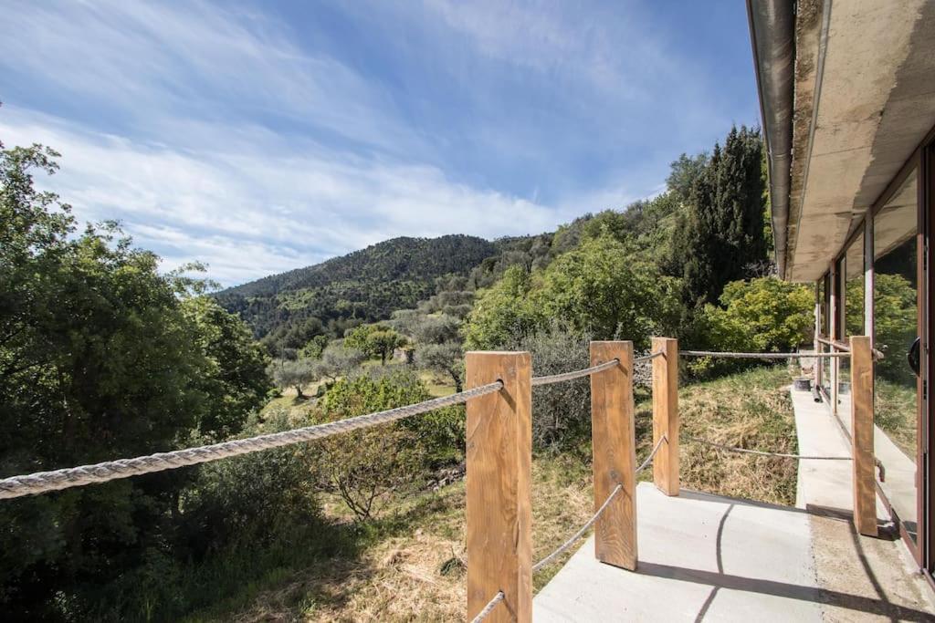 Bas De Villa Au Milieu Des Oliviers. Chateauneuf-Villevieille Eksteriør bilde